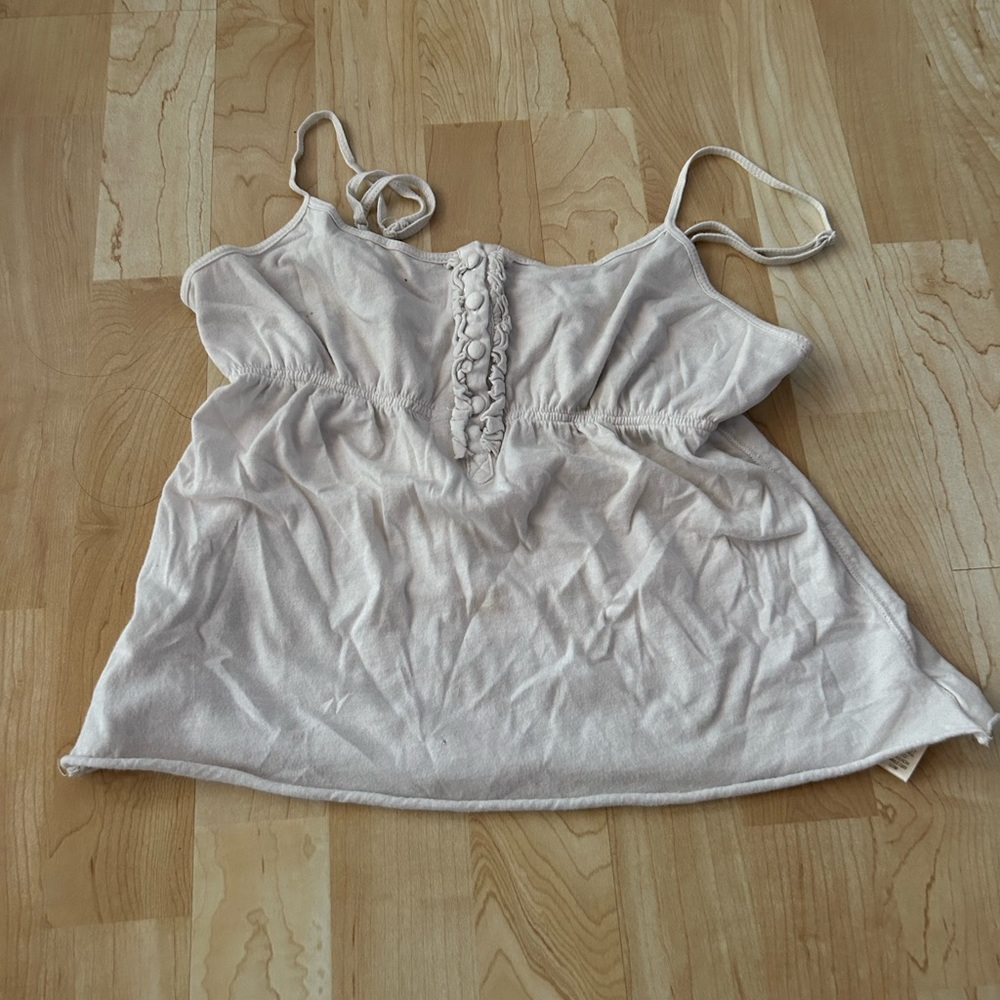 Cute little white tank top